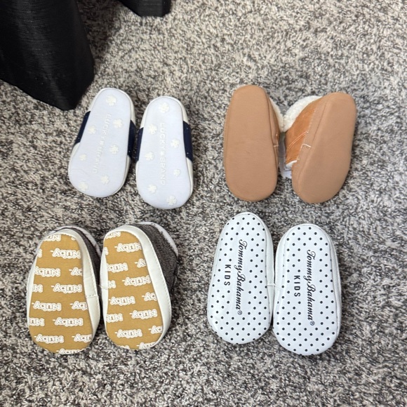 Tommy Bahama Baby Shoes Set - Navy, Brown, Gray, White - Picture 2 of 2